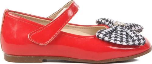 Kırmızı Rugan Kurdeleli Hafif Kız Çocuk Babet 180 B