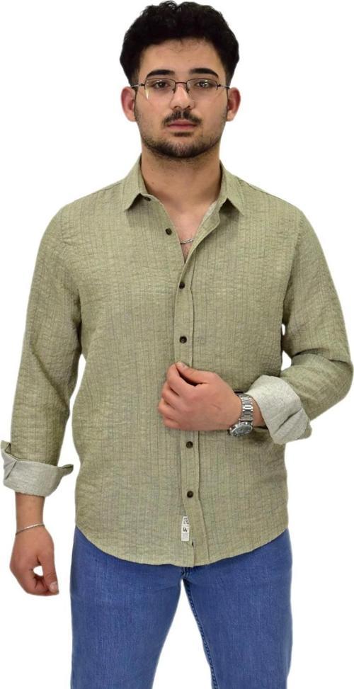Erkek Spor Silim Fit Uzun Kol Gömlek G5011 BGL-ST04495