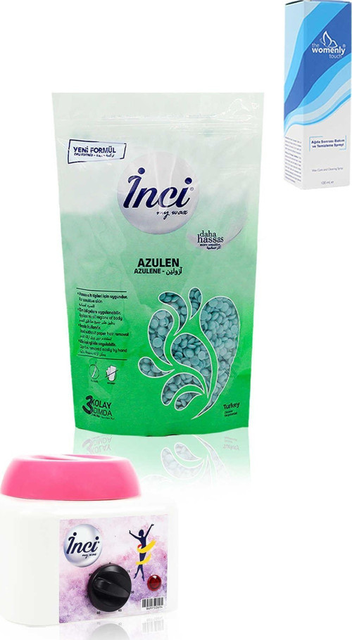 Azulen Hassas Ciltler İçin -1 Kutu + Ağda Makinesi + Bakım Spreyi