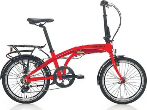 Flexı 106 Katlanır Bisiklet 320H V 20 Jant 6 Vites Kırmızı-Siyah-Beyaz
