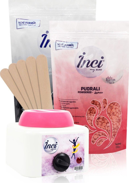 2 Kutu - Pudralı Ve Siyah Peeling Etkili + Ağda Makinesi (5 Adet Spatula Hediye)