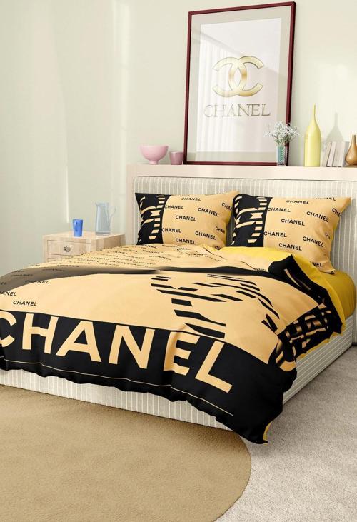 Marka Nevresim Takımı Çift Kişilik Pamuklu Saten Kumaş 6 Parça 3D Dijital Baskı Duvet Cover Set Mode