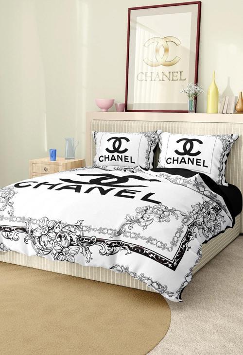 Marka Nevresim Takımı Çift Kişilik Pamuklu Saten Kumaş 6 Parça 3D Dijital Baskı Duvet Cover Set Mode