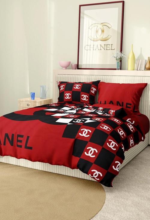 Marka Nevresim Takımı Çift Kişilik Pamuklu Saten Kumaş 6 Parça 3D Dijital Baskı Duvet Cover Set Mode