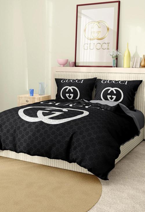 Marka Nevresim Takımı Çift Kişilik Pamuklu Saten Kumaş 6 Parça 3D Dijital Baskı Duvet Cover Set Mode