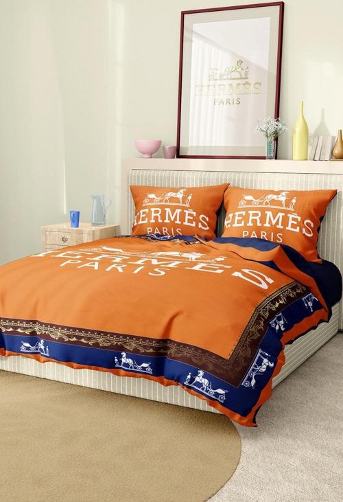 Marka Nevresim Takımı Çift Kişilik Pamuklu Saten Kumaş 6 Parça 3D Dijital Baskı Duvet Cover Set Mode