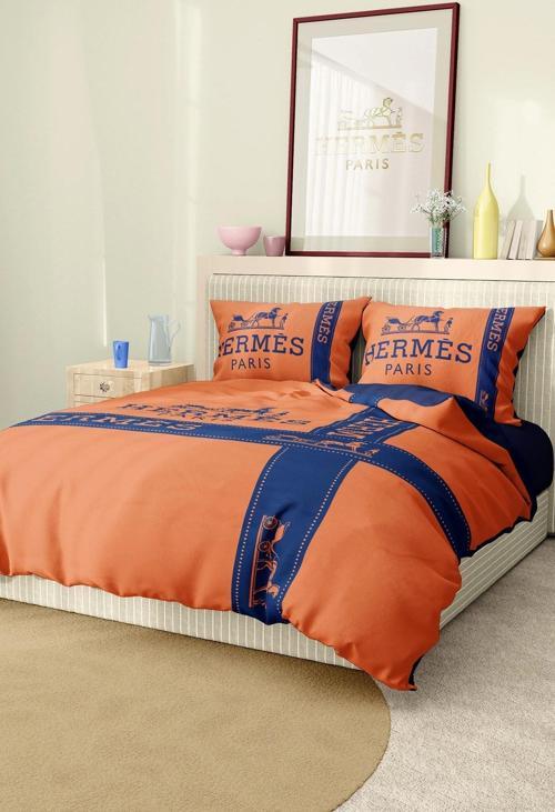 Marka Nevresim Takımı Çift Kişilik Pamuklu Saten Kumaş 6 Parça 3D Dijital Baskı Duvet Cover Set Mode