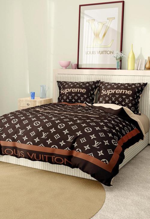 Marka Nevresim Takımı Çift Kişilik Pamuklu Saten Kumaş 6 Parça 3D Dijital Baskı Duvet Cover Set Mode