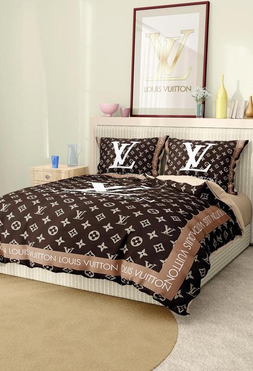 Marka Nevresim Takımı Çift Kişilik Pamuklu Saten Kumaş 6 Parça 3D Dijital Baskı Duvet Cover Set Mode