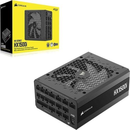 CORSAIR HX1500i 1500W ATX 3.1&PCIe 5.1 80Plus Platinum Ultra-Low Noise Tam Modüler Güç Kaynağı-CP-9020309-EU