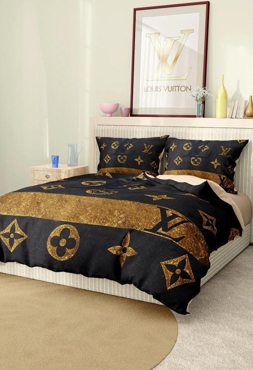 Marka Nevresim Takımı Çift Kişilik Pamuklu Saten Kumaş 6 Parça 3D Dijital Baskı Duvet Cover Set Mode