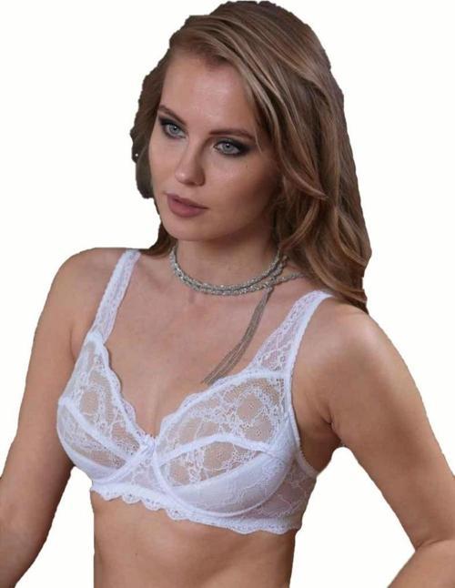 8060 Kadın Komple Dantelli Toparlayıcı Sütyen