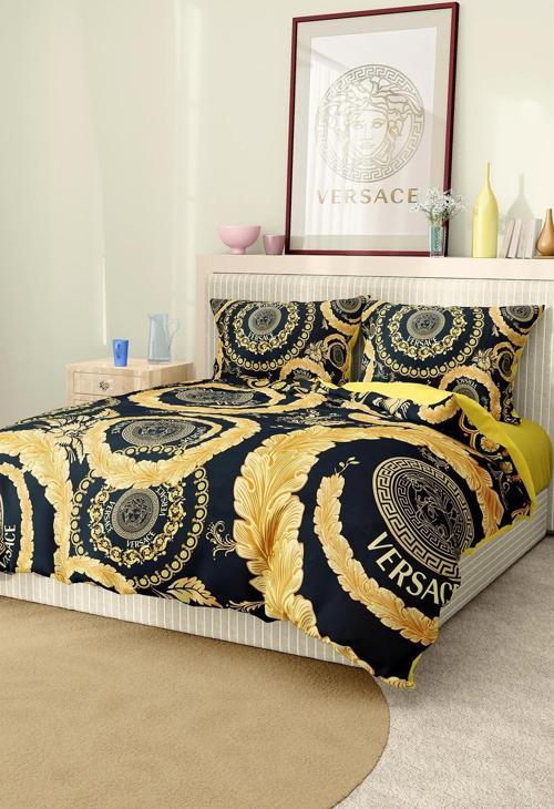 Marka Nevresim Takımı Çift Kişilik Pamuklu Saten Kumaş 6 Parça 3D Dijital Baskı Duvet Cover Set Mode