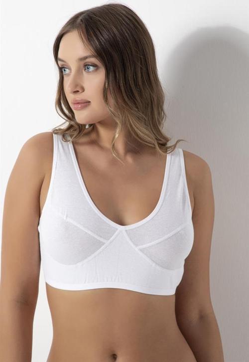 6 lı Paket Özlem Bayan Yarım Atlet Sütyen 1405