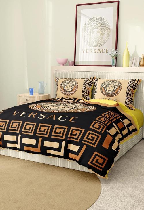 Marka Nevresim Takımı Çift Kişilik Pamuklu Saten Kumaş 6 Parça 3D Dijital Baskı Duvet Cover Set Mode
