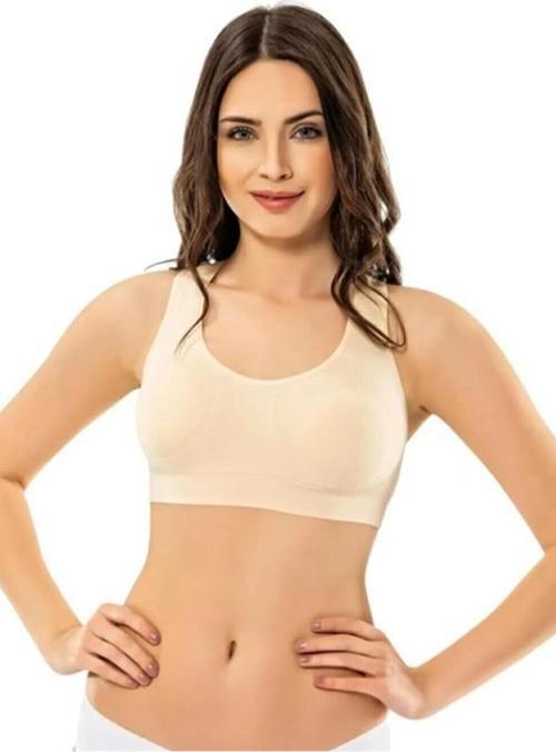 5322 Bayan Kalın Askılı Sporcu Pedli Büstiyer