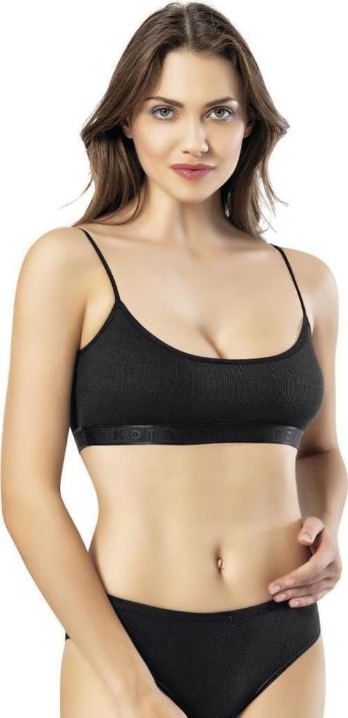 6 Adet Kota Bayan Kaşkorse İp Askılı Pedli Büstiyer 6429