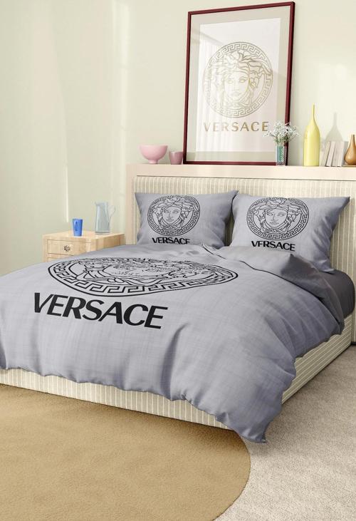 Marka Nevresim Takımı Çift Kişilik Pamuklu Saten Kumaş 6 Parça 3D Dijital Baskı Duvet Cover Set Mode