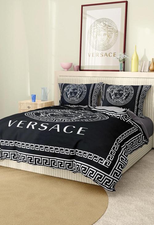 Marka Nevresim Takımı Çift Kişilik Pamuklu Saten Kumaş 6 Parça 3D Dijital Baskı Duvet Cover Set Mode
