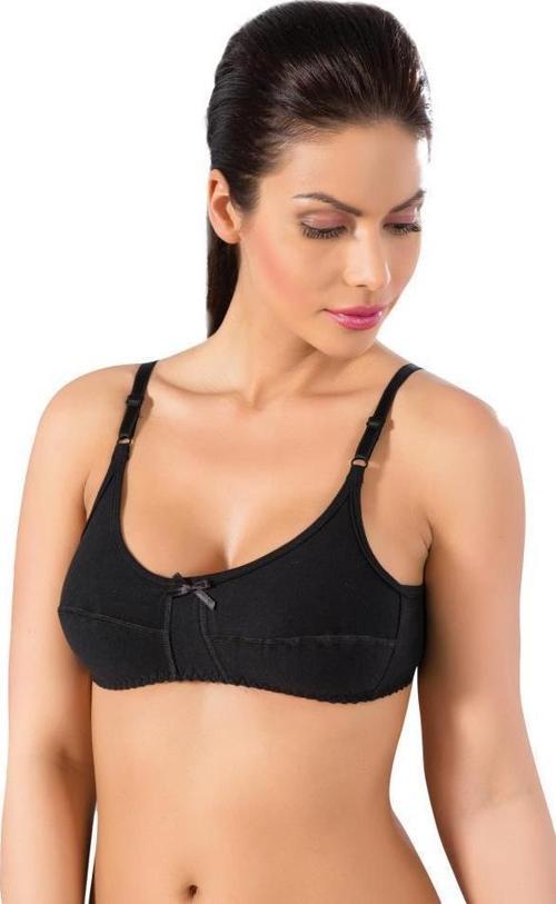 6 Adet Lüx Drm Bayan Penye Sütyen Pamuklu Renk Seçenekli 081-083