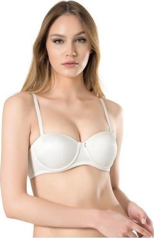 Bayan Basic Dolu Cup Dolgulu Destekli Straplez Sütyen 3010
