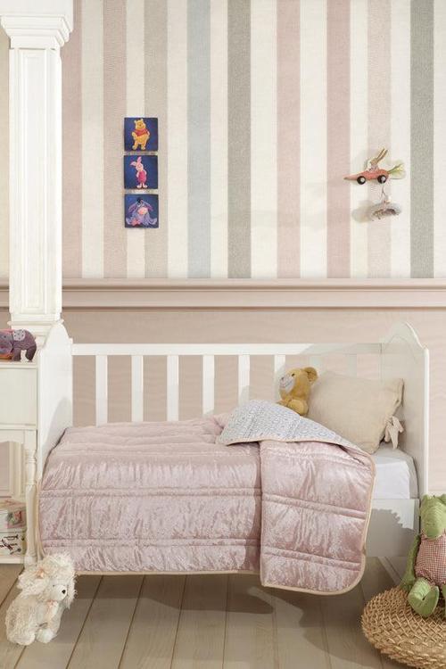 Fancy Bebek Yorgan (150x100 cm) Ekru