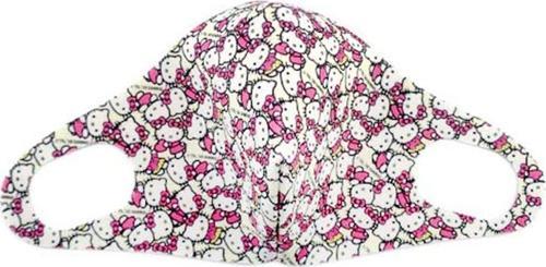 Hello Kitty Lisanslı Figürlü Beyaz Maske