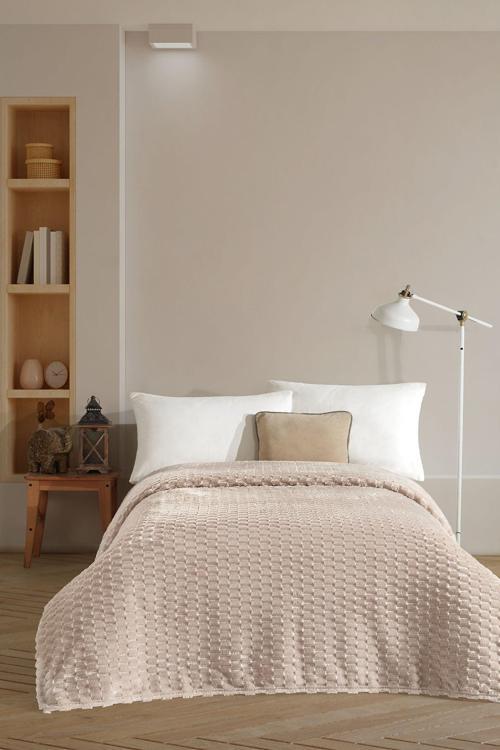 Star Çift Kişilik Battaniye Cappuccino