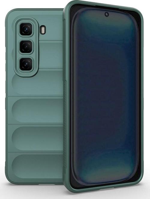 İnfinix Hot 50 Pro 4G Kılıf Esnek TPU Oyuklu Arka Yüzey Tasarımlı Etnik Silikon Kapak