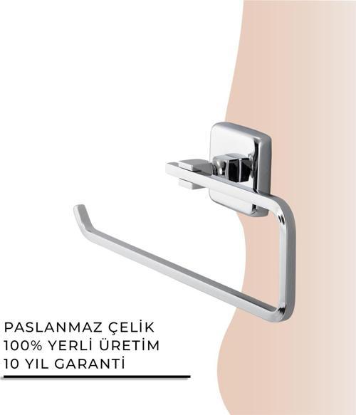 İGK YAPI - Çelik Banyo Kumru Açık Kâğıt Havluluk (KU10-050)