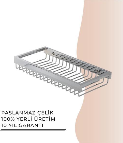 İGK YAPI - Çelik Banyo Kumru Lama Şampuanlık Tekli 15x25 (KU10-033)
