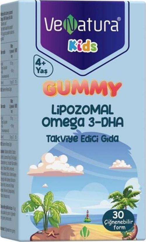 Gummy Kids Lipozomal Omega 3 Dha 30 Ciğnenebilir Form