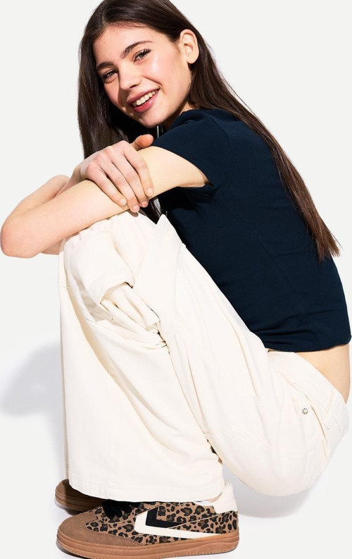 Konforlu Modal Pamuk Karışımlı Kısa Kollu Tişört