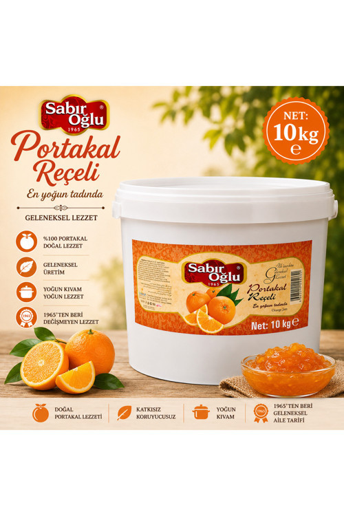 PORTAKAL REÇELİ NET 10 KG