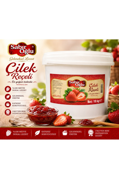 ÇİLEK REÇELİ NET 10 KG