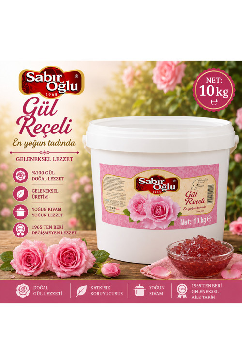 GÜL REÇELİ NET 10 KG
