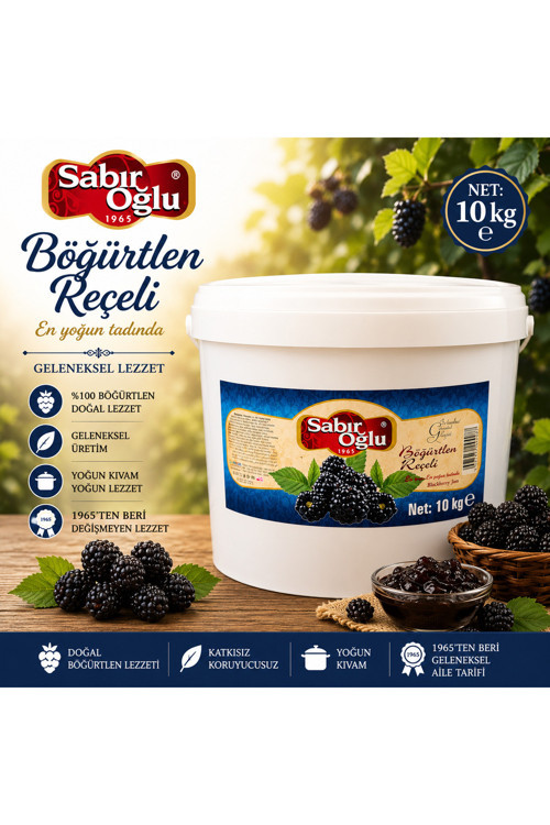 BÖĞÜRTLEN REÇELİ NET 10 KG