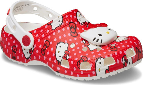210576-90H HELLO KITTY RED CLASSIC CLOG ÇOCUK TERLİK SANDALET