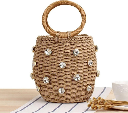 Camel Euphoria Hasır Çanta