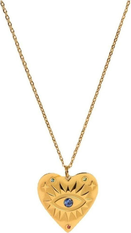 Collier Evil Eye 18K Altın Kaplama Kolye