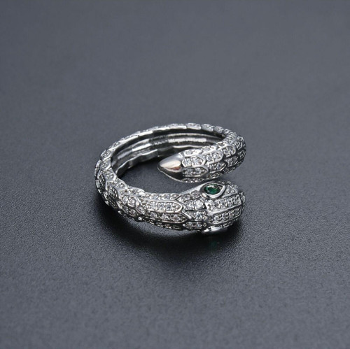 Danica Silver Snake Yüzük