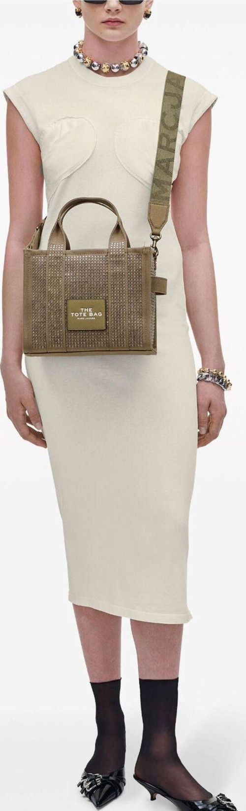 Small Crystal Canvas Tote Bag