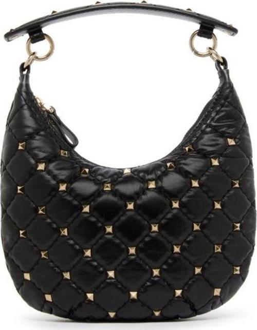 Mini Rockstud Spike Hobo Bag