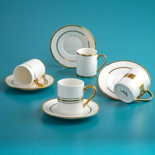 Luces Gold 4 Kişilik Kahve Fincan Takımı 90 ml