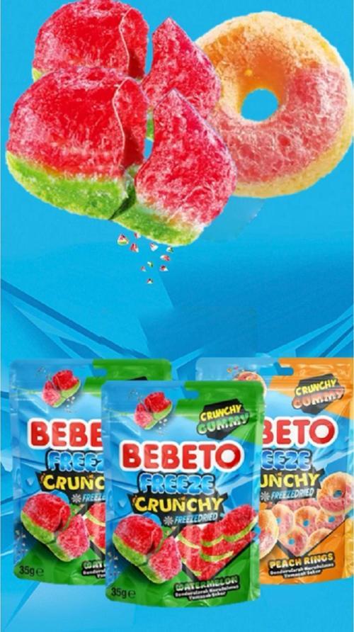 Freeze Watermelon 35g X 2 Adet Freeze Peach Rings 35g X 1 Adet Mix