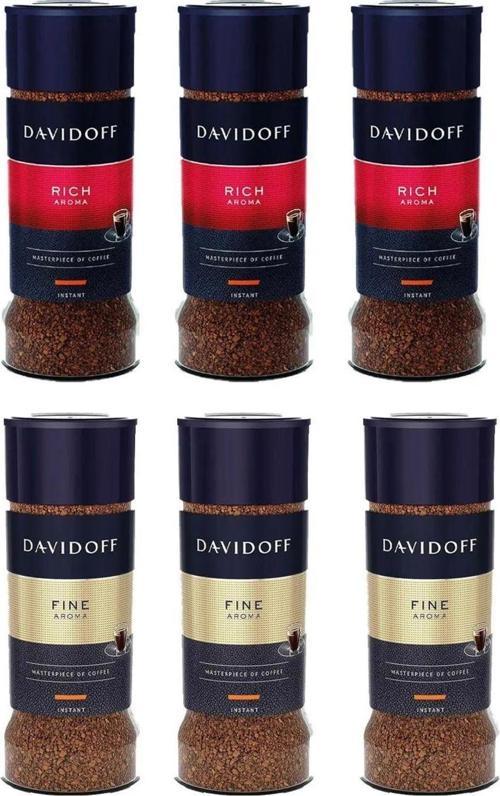 Fine Aroma+Rich Aroma Granül Kahve 100 Gr X 6 Adet