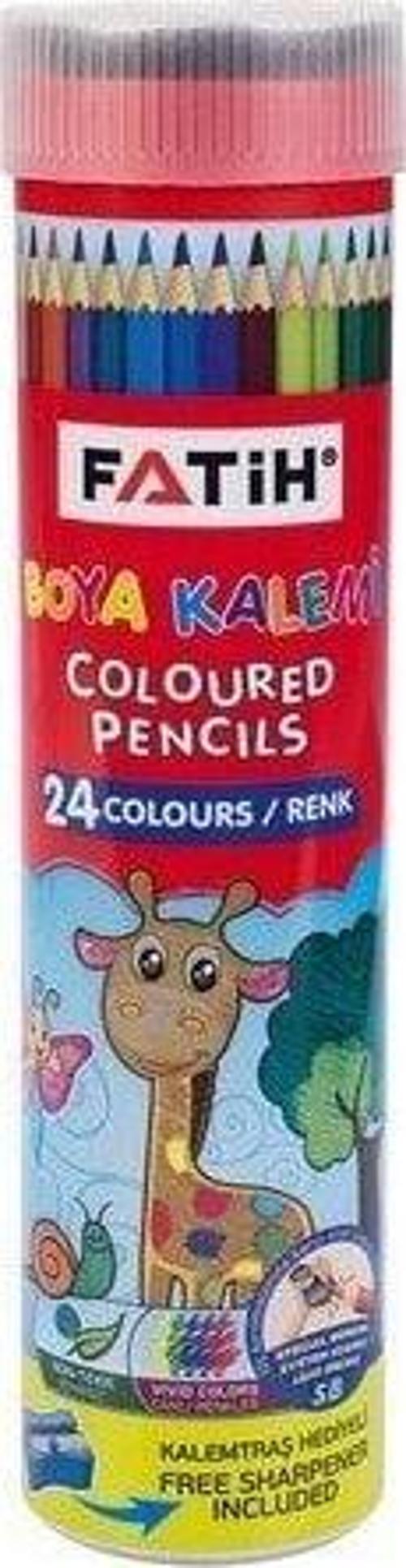 Kuru Boya Metal Tüp Kutu Tam Boy 24 Renk