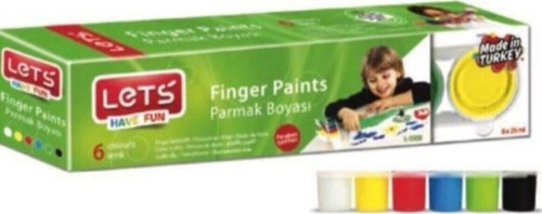 Glassepet- Parmak Boyası 25mg. 6 Renk