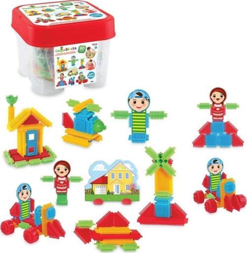Nessiworld 03316 Kaktüs Blokları 80 Parça -Dede