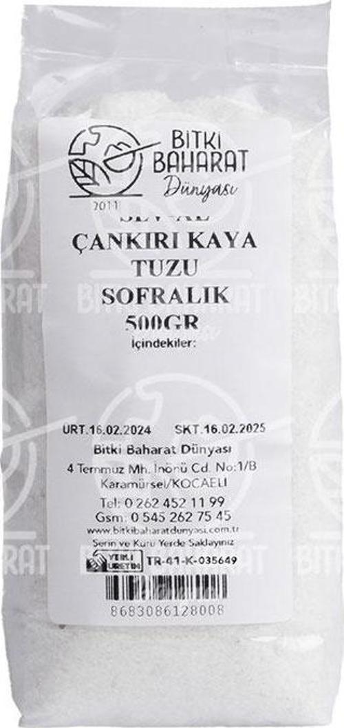 Sev-Al Çankırı Kaya Tuzu Sofralık 500 Gr